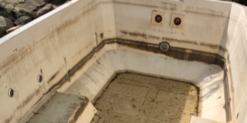 drain and clean hot tub service